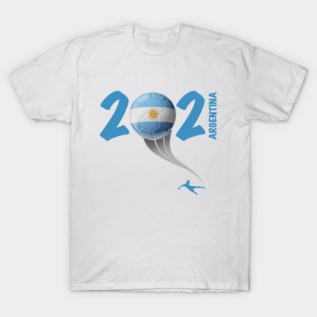 Argentina Copa America Soccer 2021 T-Shirt by DesignOfNations